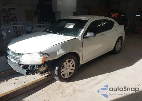 2012 Dodge Avenger Se из США, поврежденный, VIN 1C3CDZAB7CN110349